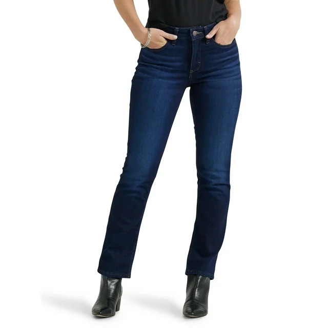 Lee Women's Midrise Straight Leg Jean | Walmart (US)