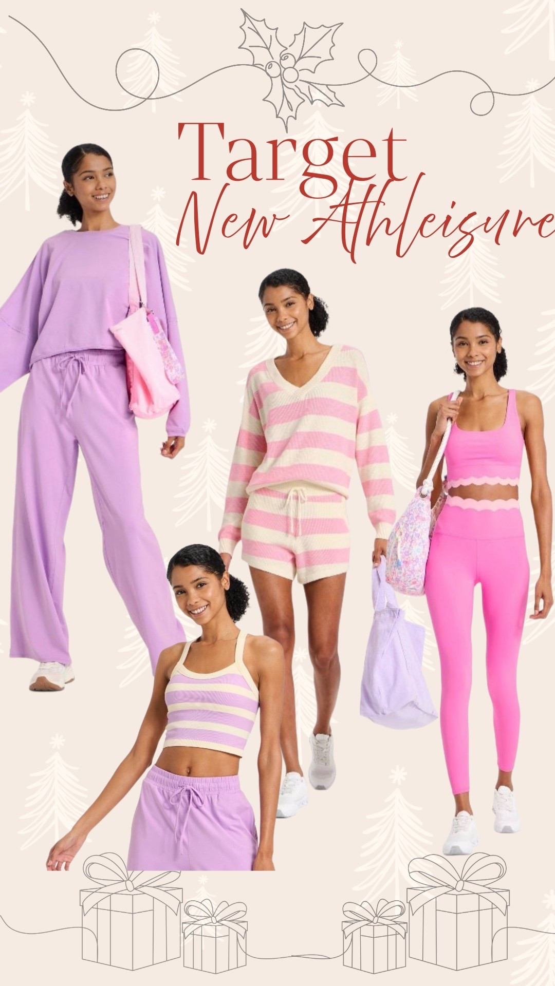 Obsessed with these brightly colored lounge sets and workout sets from Target! Pink striped set is my fav 

#LTKfitnessgoals #LTKFindsUnder50 #LTKGiftGuide