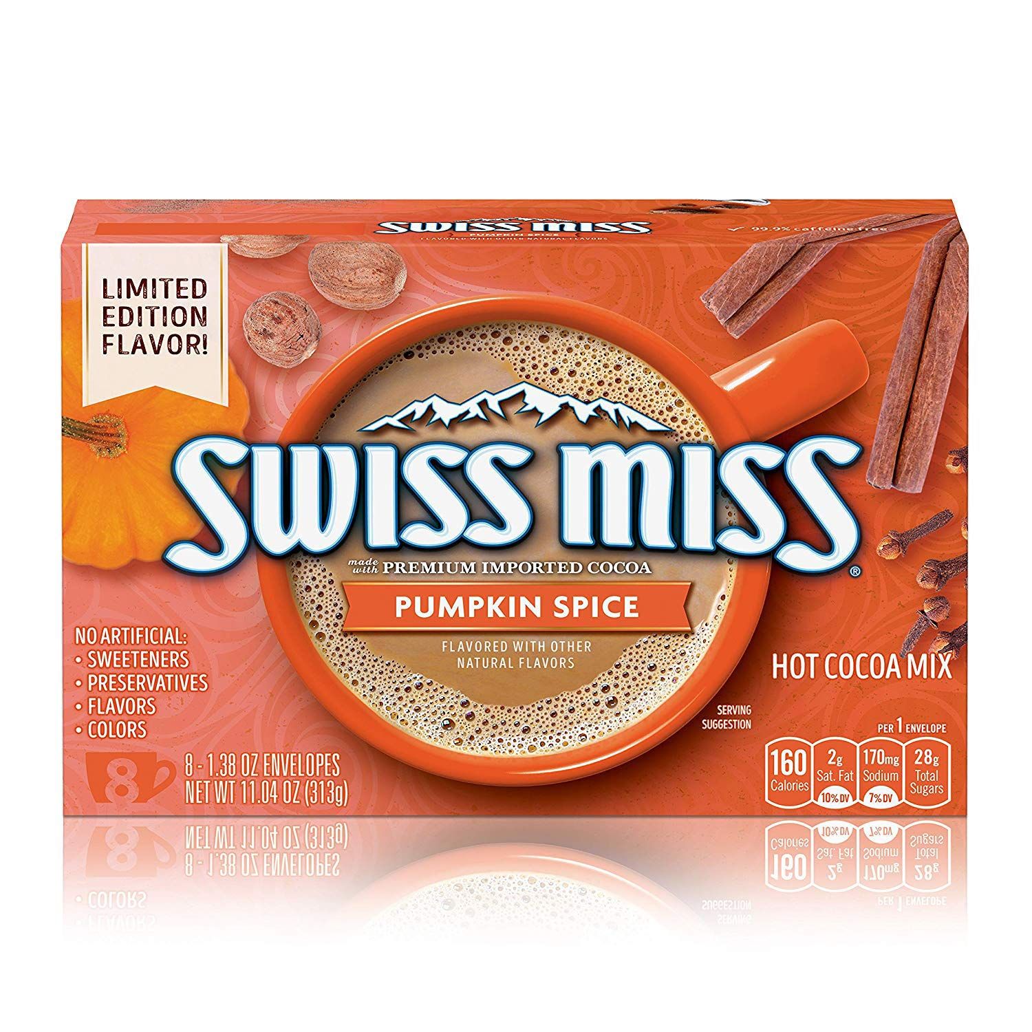 Swiss Miss Pumpkin Spice Hot Cocoa Mix, made with Premium Imported Cocoa and Real Non-Fat Milk! G... | Amazon (US)