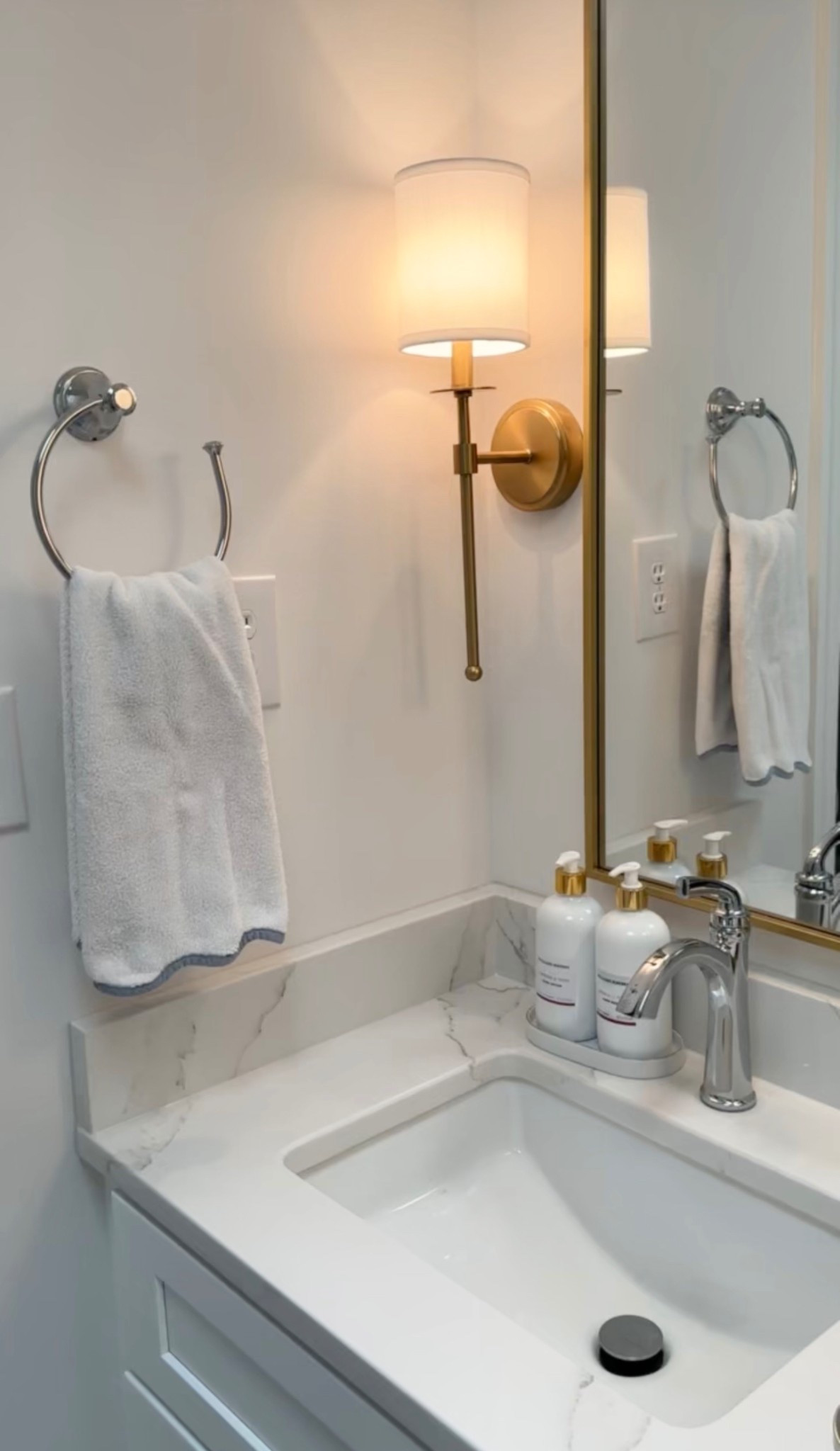 Scalloped hand towels, scalloped bath towels

#LTKHome #LTKStyleTip