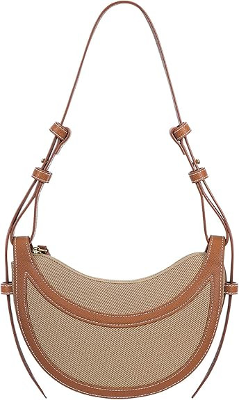 Saddle Bag for Women Shoulder Bag Crescent Purse Trendy Crossbody Bag Hobo Handbag | Amazon (US)