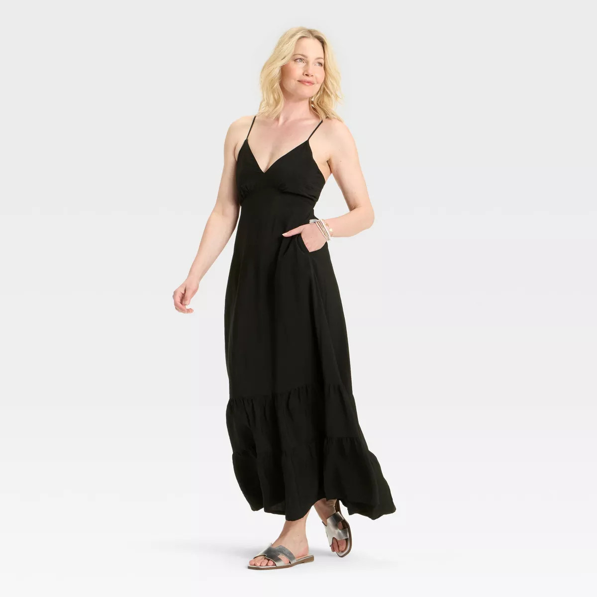 Women's Open Back Maxi Dress - A New Day™ | Target