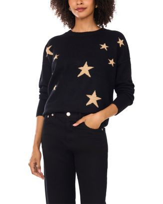 Metallic Star Crewneck Sweater | Bloomingdale's (US)