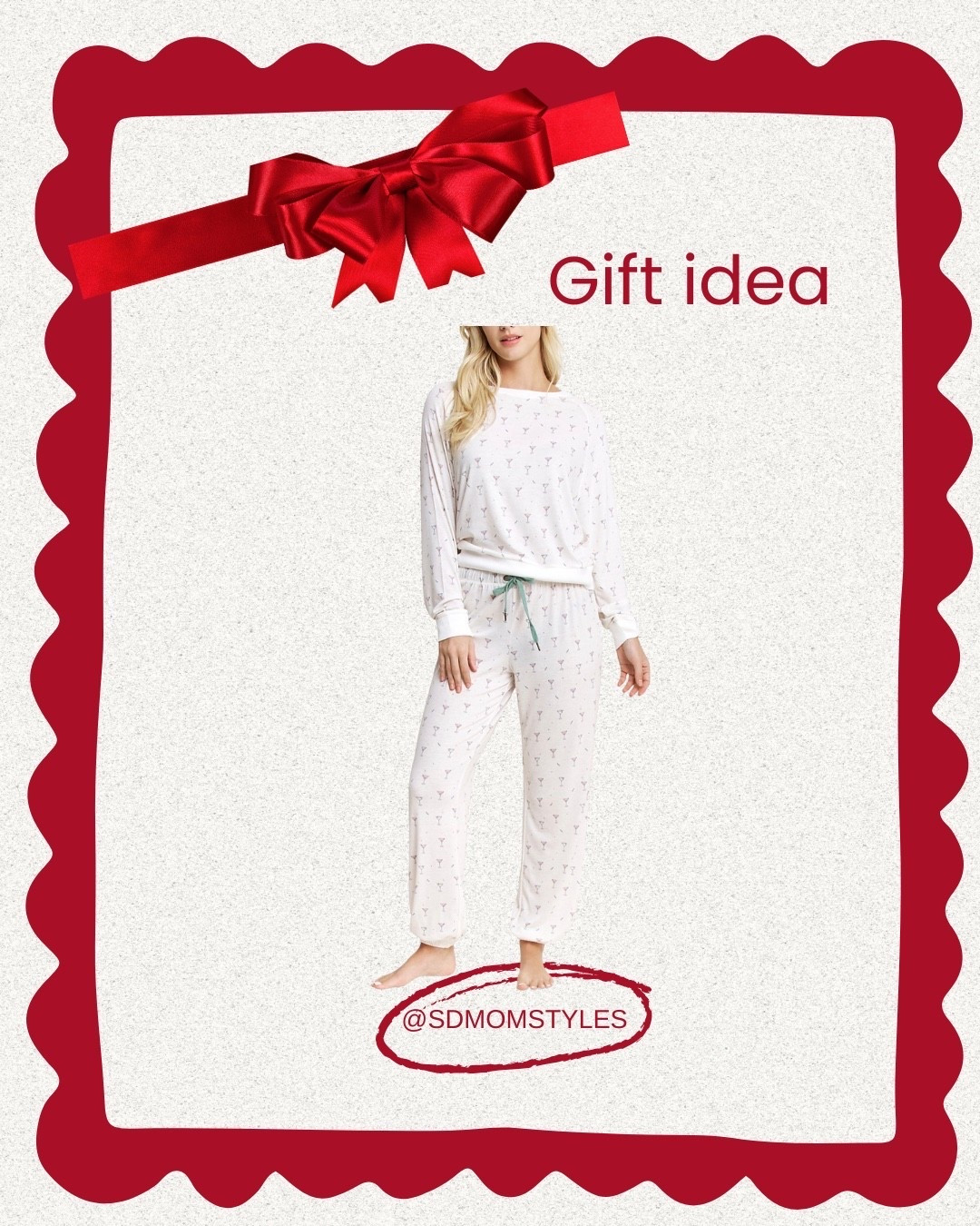 Cute pj set with martinis 

Perfect for her 
Gift idea 

#LTKGiftGuide #LTKOver40 #LTKHoliday