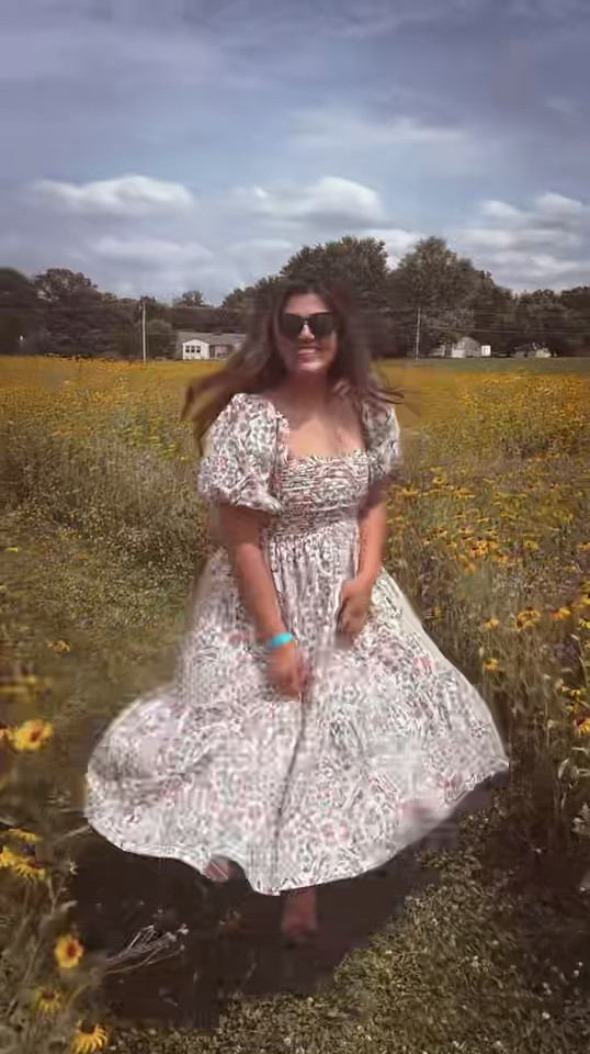 The most beautiful dress for fall! Would be perfect for family pictures, a baby shower or even bridal showers! I would recommend sizing down, I’m typically a size medium but wearing a small. 

20% off with code AFLTK! 

#LTKSaleAlert #LTKFallSale #LTKStyleTip