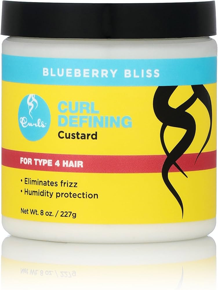 Curls Blueberry Bliss Defining Custard - 8 oz, Cream for Frizz Control & Humidity Protection, Enr... | Amazon (US)