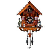 Cuckoo Clock Traditional Black Forest Antique Wooden Pendulum Quartz Wall | Etsy (US)
