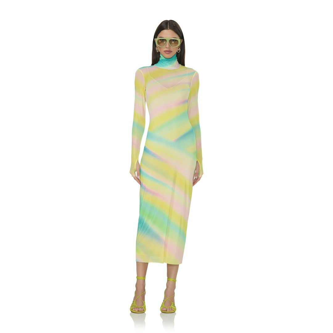 Shailene Dress - Rainbow Stripe | ShopAFRM