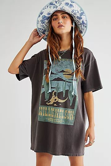 Willie Nelson Tee Dress | Free People (Global - UK&FR Excluded)