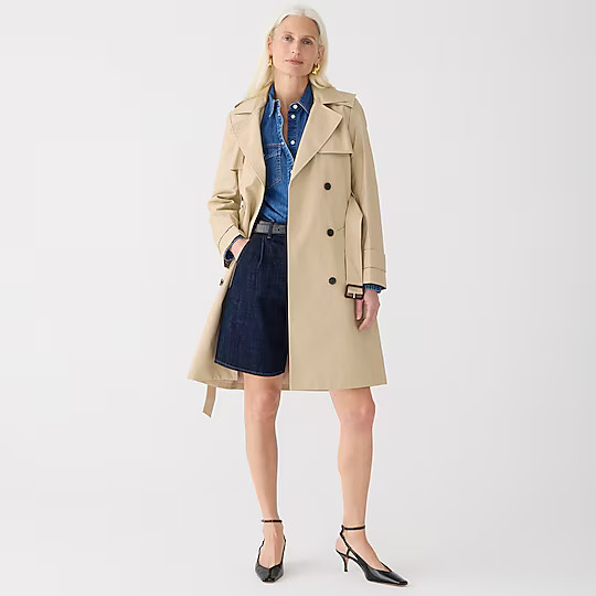 Petite New Icon trench | J. Crew US