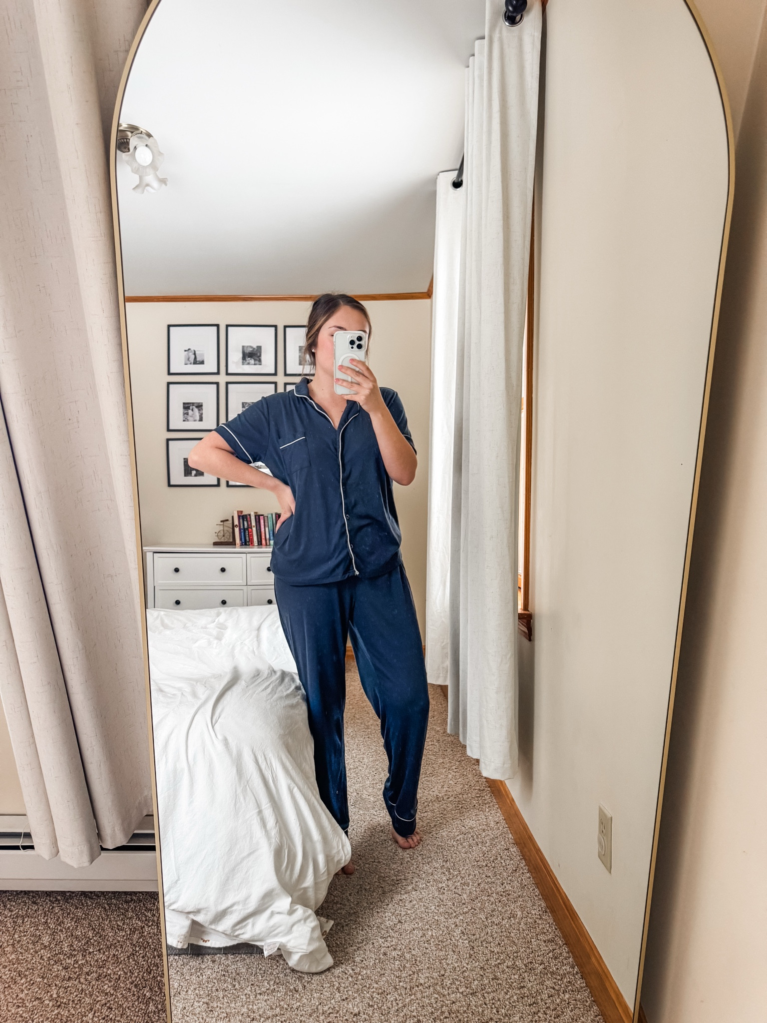 My current fav pajamas I wear A LOTT! Wearing a size large. 

#LTKFindsUnder50 #LTKStyleTip #LTKHome