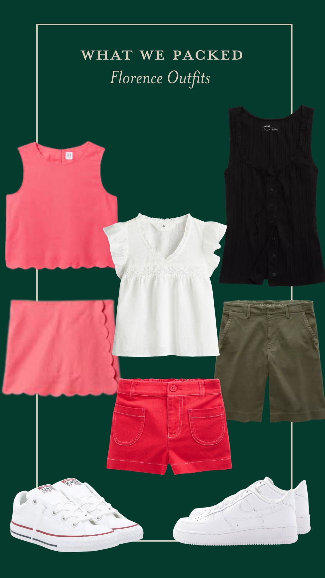 The girls outfits here in Florence 🇮🇹