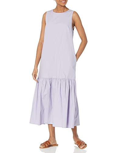 The Drop Women's Ilana Loose Sleeveless Wide-Hem Poplin Maxi Dress | Amazon (US)