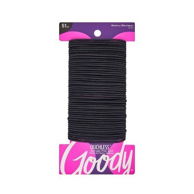 Goody  Ouchless Elastic Hair Ties - Black - 51ct | Target
