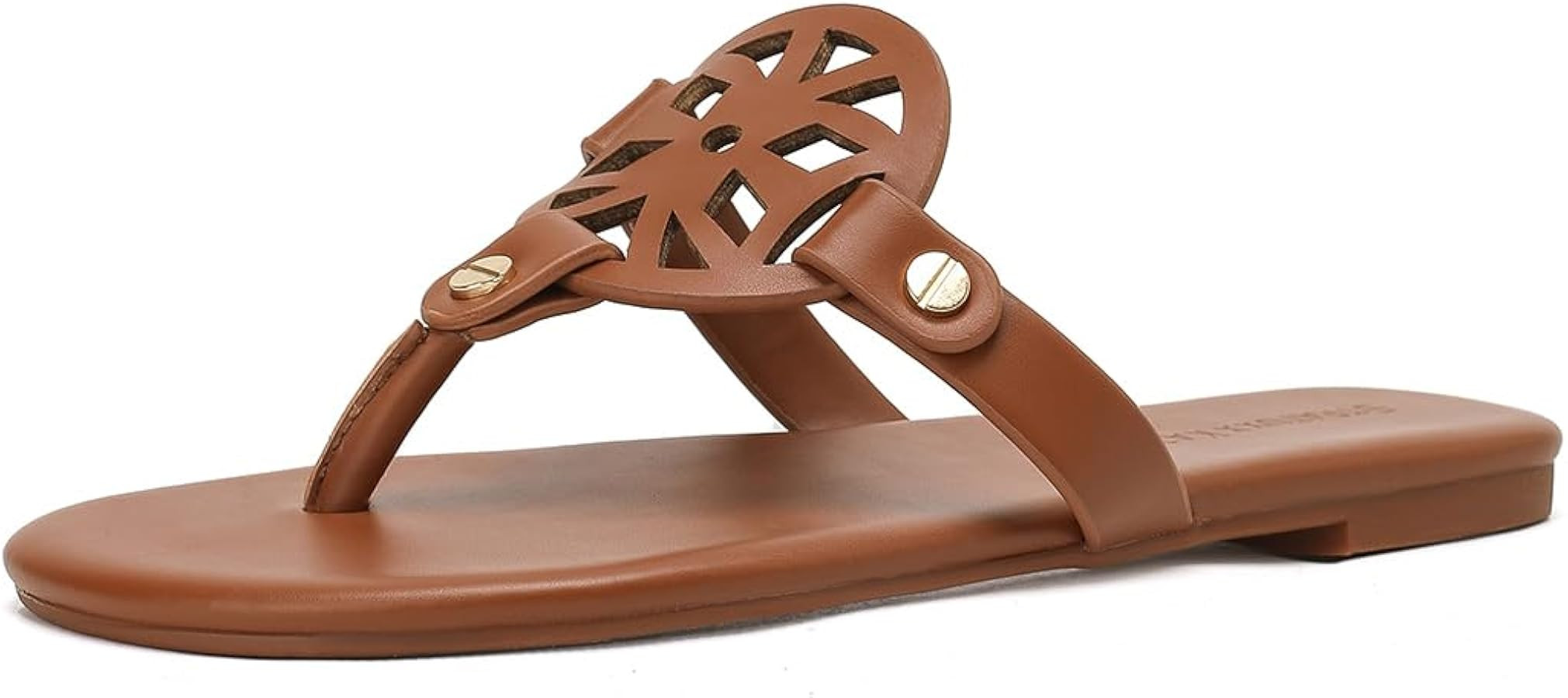 Stratuxx Kaze Flip Flops for Women with Memory Foam, Women's Flat Sandals Dressy Slide Sandals Co... | Amazon (US)