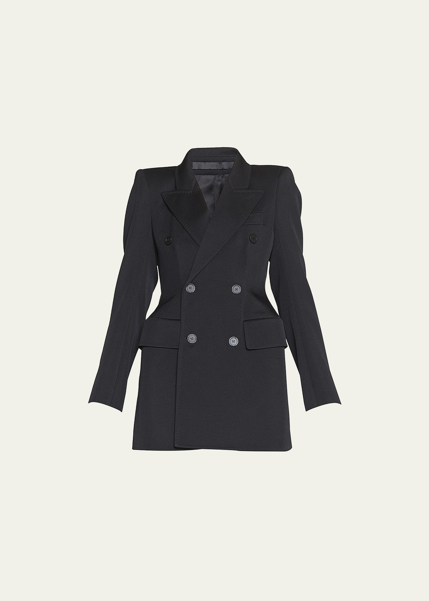 Balenciaga Hourglass Double-Breasted Wool Blazer | Bergdorf Goodman
