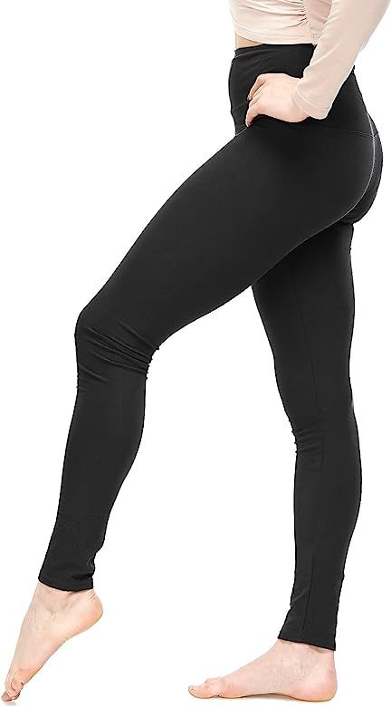 Luxurious Quality High Waisted Leggings for Women - Workout & Yoga Pants Plus | Amazon (US)