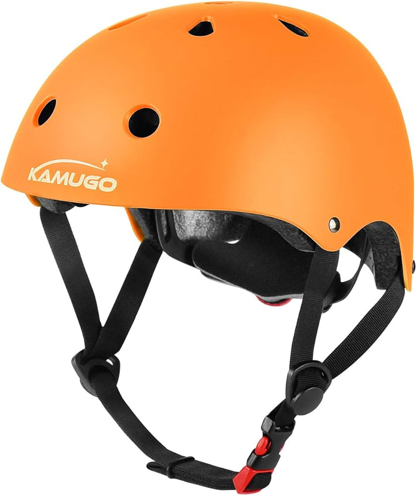 KAMUGO Kids Adjustable Helmet, Suitable for Toddler Kids Ages 2-14 Boys Girls, Multi-Sport Safety Cy | Amazon (US)