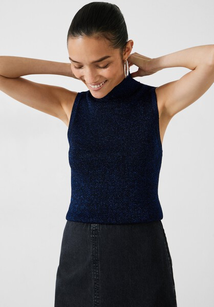 Kerrie Metallic Knitted Vest | Hush UK