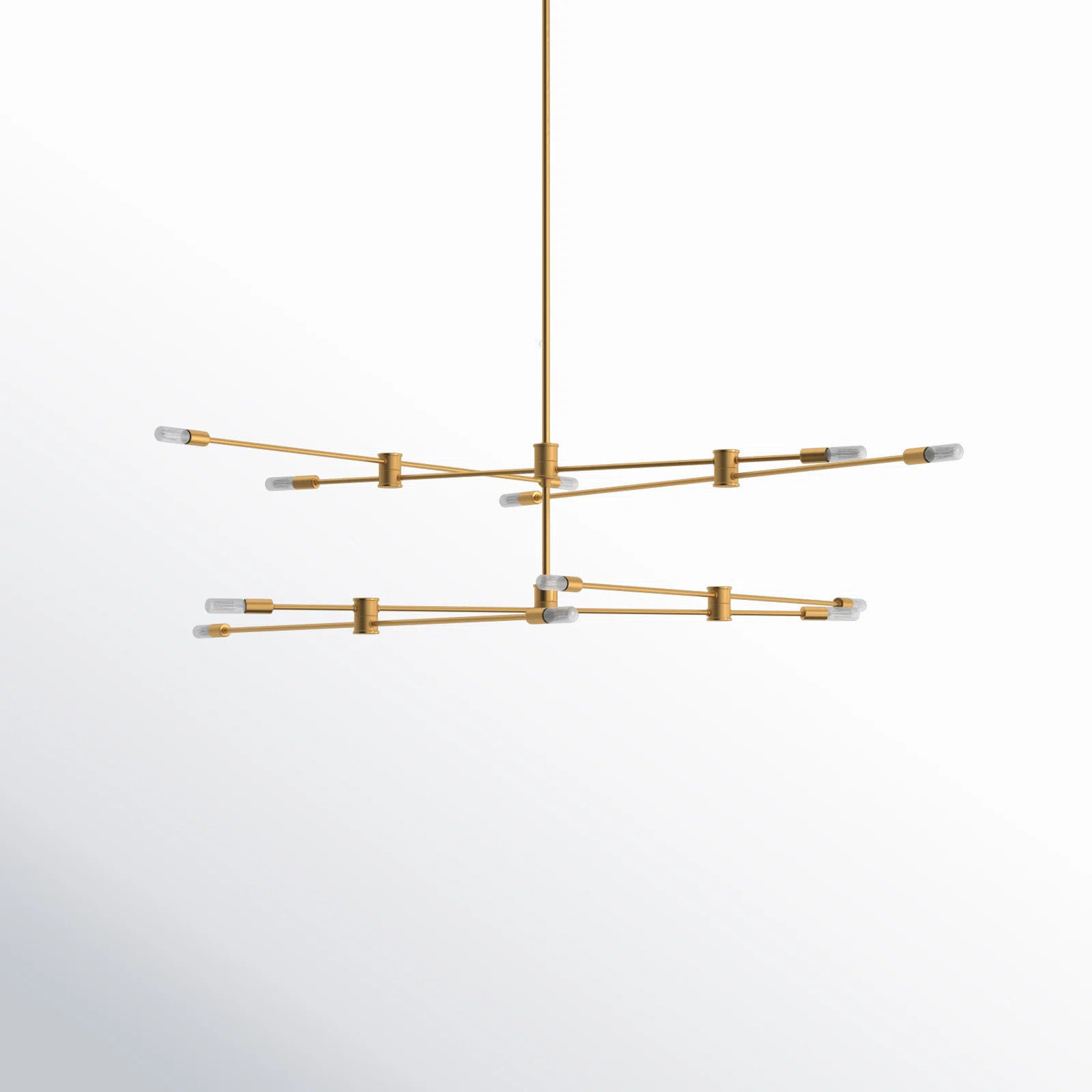 Jordy 12 - Light Sputnik Modern Linear Chandelier | AllModern