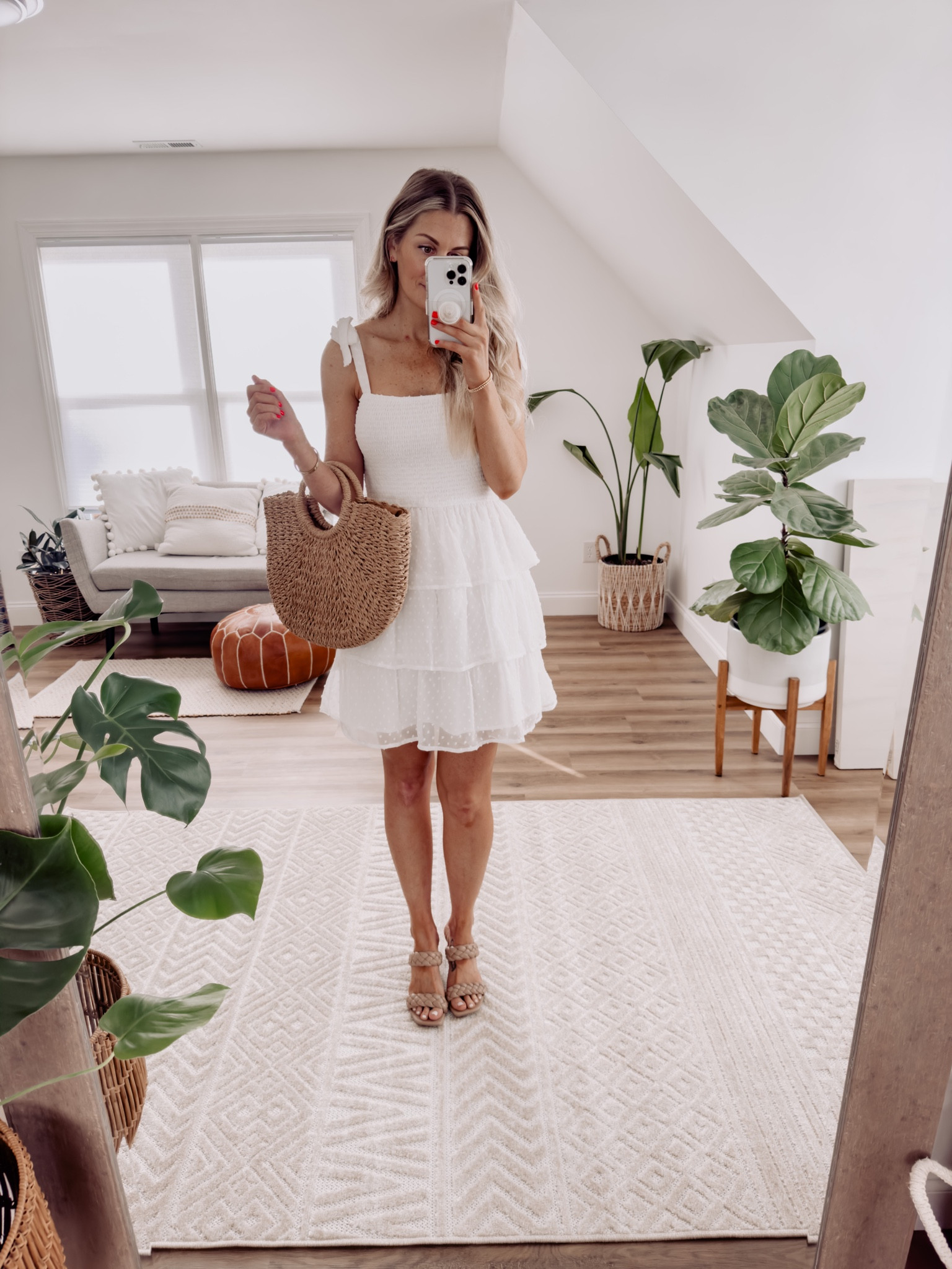 White Swiss dot dress perfect for spring or summer weddings, graduation or even a simple date night.

Festival dress - cocktail dress - graduation dress - graduation outfit - graduation outfit idea - white dress - vacation dress - vacation outfit - resort dress - honeymoon outfit - bride dress - bridal dress - bachelorette party outfit idea - beach dress - beach vibes - summer dress - sun dress - spring dress

#LTKwedding #LTKstyletip #LTKunder50