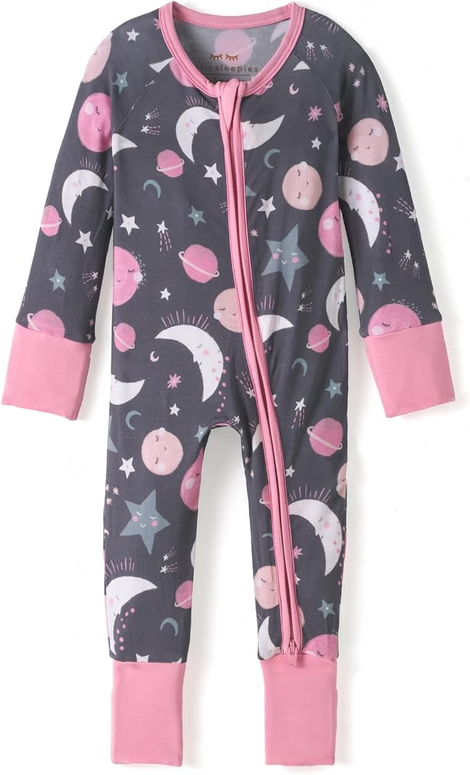 Little Sleepies Pajamas for Baby Boys & Girls, Viscose from Bamboo Baby Pajamas, Sleepers, 2-Way ... | Amazon (US)