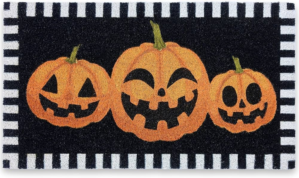 Halloween Pumpkin Outdoor Mat Outside Door Mat 30x17 Inch, Halloween Mat, Halloween Door Mat Outs... | Amazon (US)