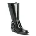 Time and Tru Women's Moto Hardware Boots, Sizes 6-11, Wide Width Available | Walmart (US)