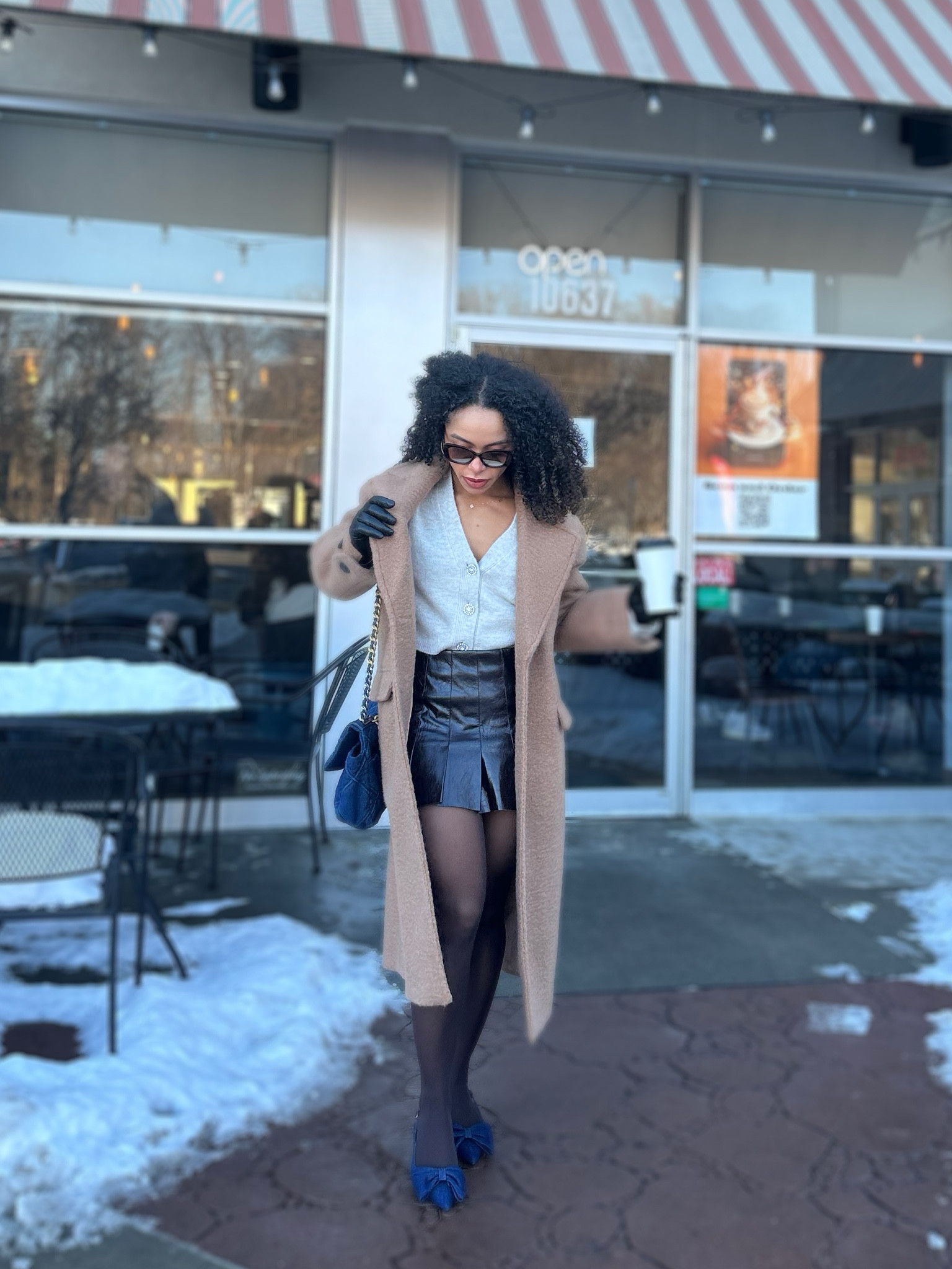 Denim bows are the cutest 