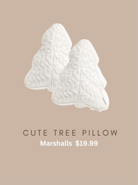 The cutest tree pillows for the holidays! They look very Anthro to me. Only $19.99 at Marshall’s! 

#LTKSeasonal #LTKHoliday #LTKhome