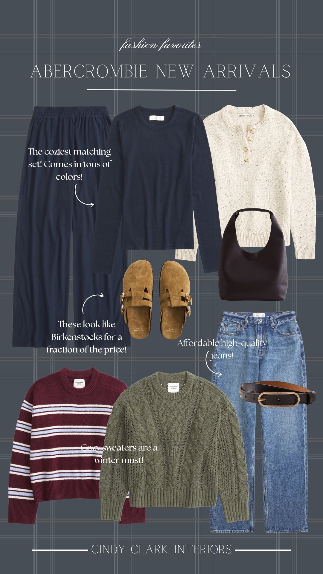 Abercrombie new arrivals I am loving! Winter calls for a mix of cozy sweaters and elevated lounge sets. Perfect for keeping warm and comfortable! 

#LTKHoliday #LTKSaleAlert