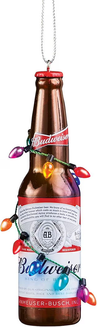 Budweiser Bottle w/ Bulbs Ornament | Amazon (US)