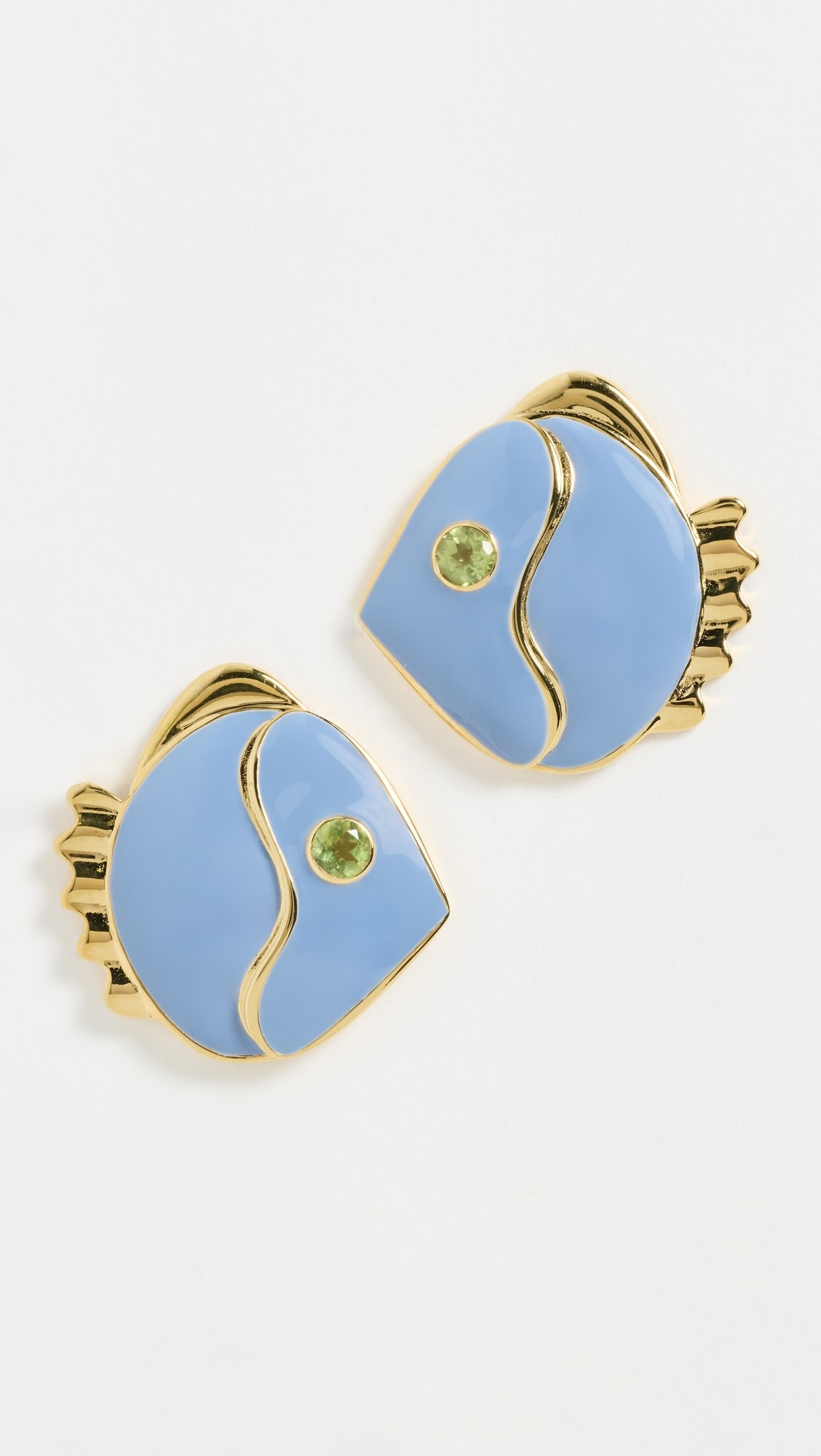 Lizzie Fortunato Mikuni Stud Earrings In Periwinkle | Shopbop | Shopbop