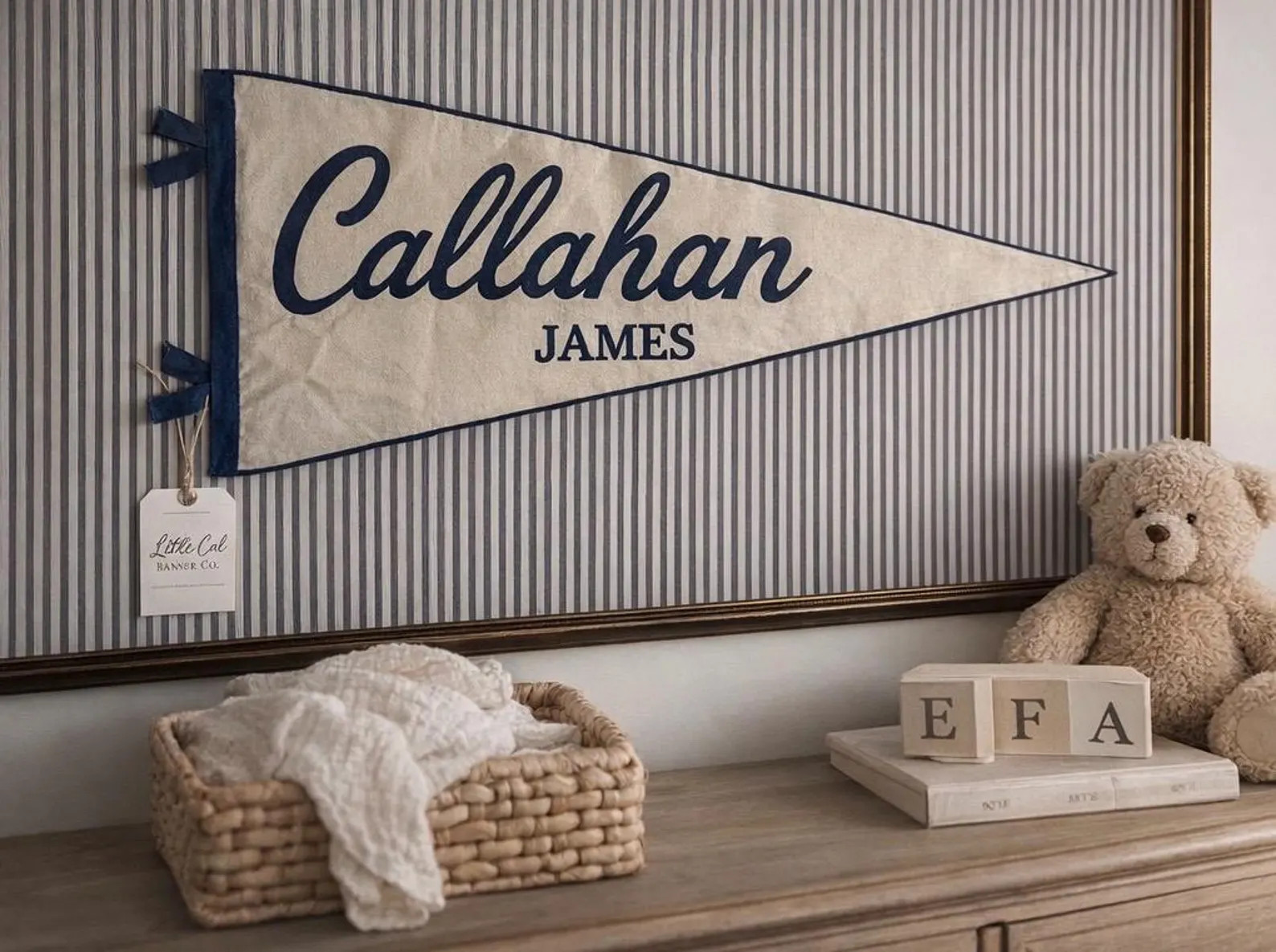 Custom Hand Painted Name Pennant/Banner | Etsy (Global)