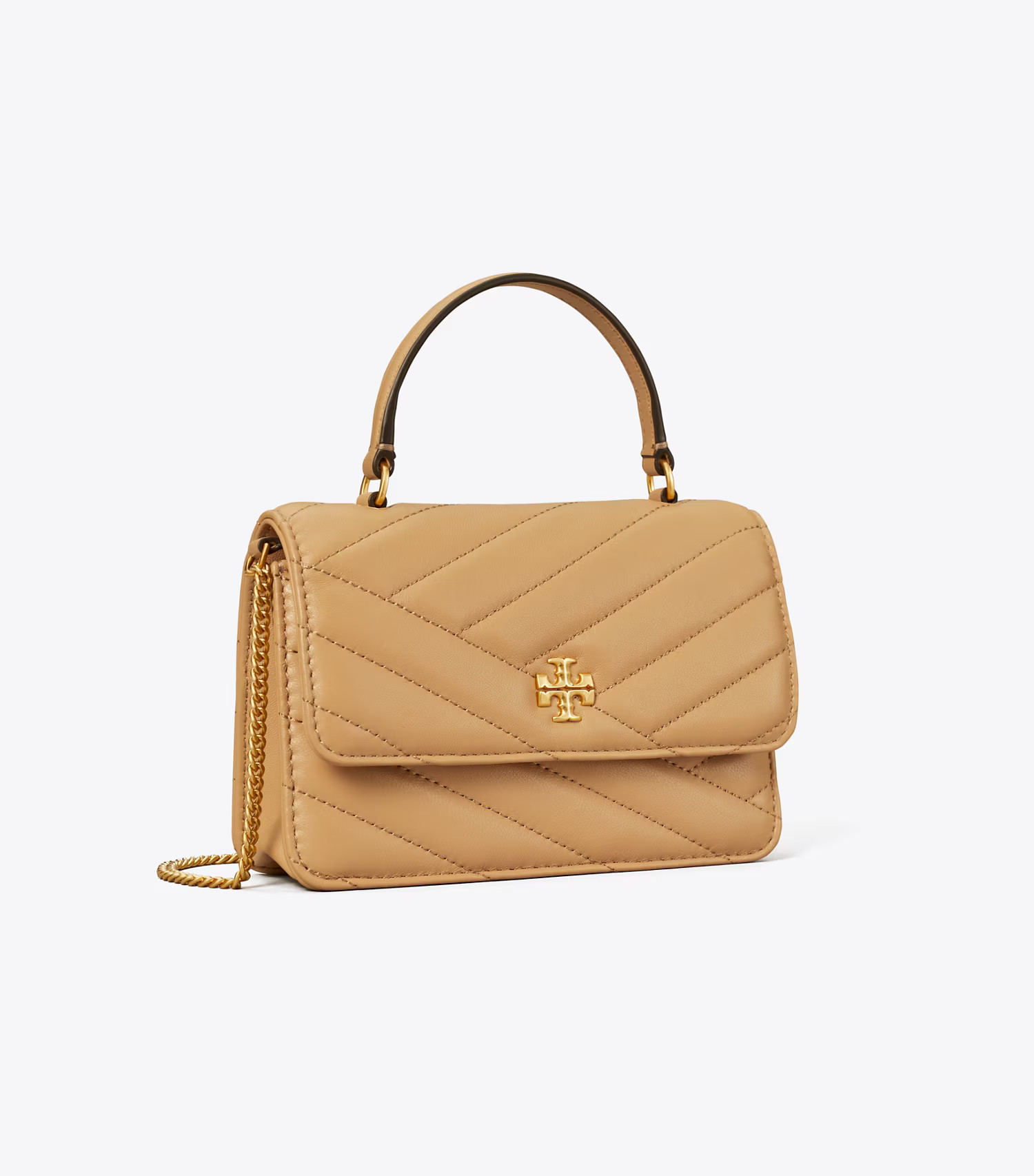 MINI KIRA CHEVRON TOP HANDLE CHAIN WALLET | Tory Burch (US)