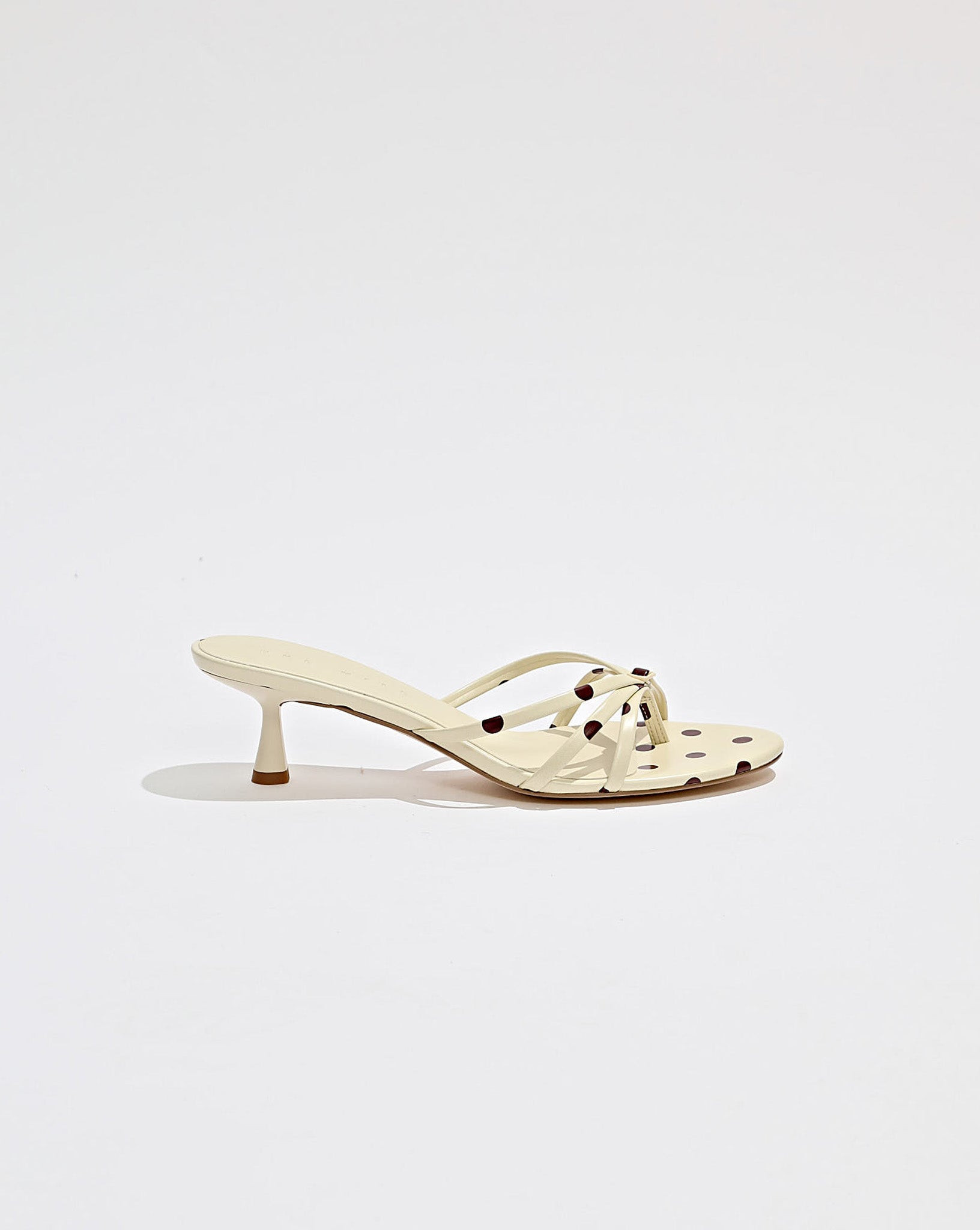 Rommy Heel Yellow Polka | One Mile