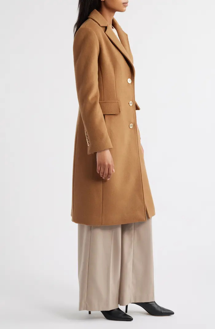 Michael Kors Fitted Longline Coat | Nordstrom | Nordstrom