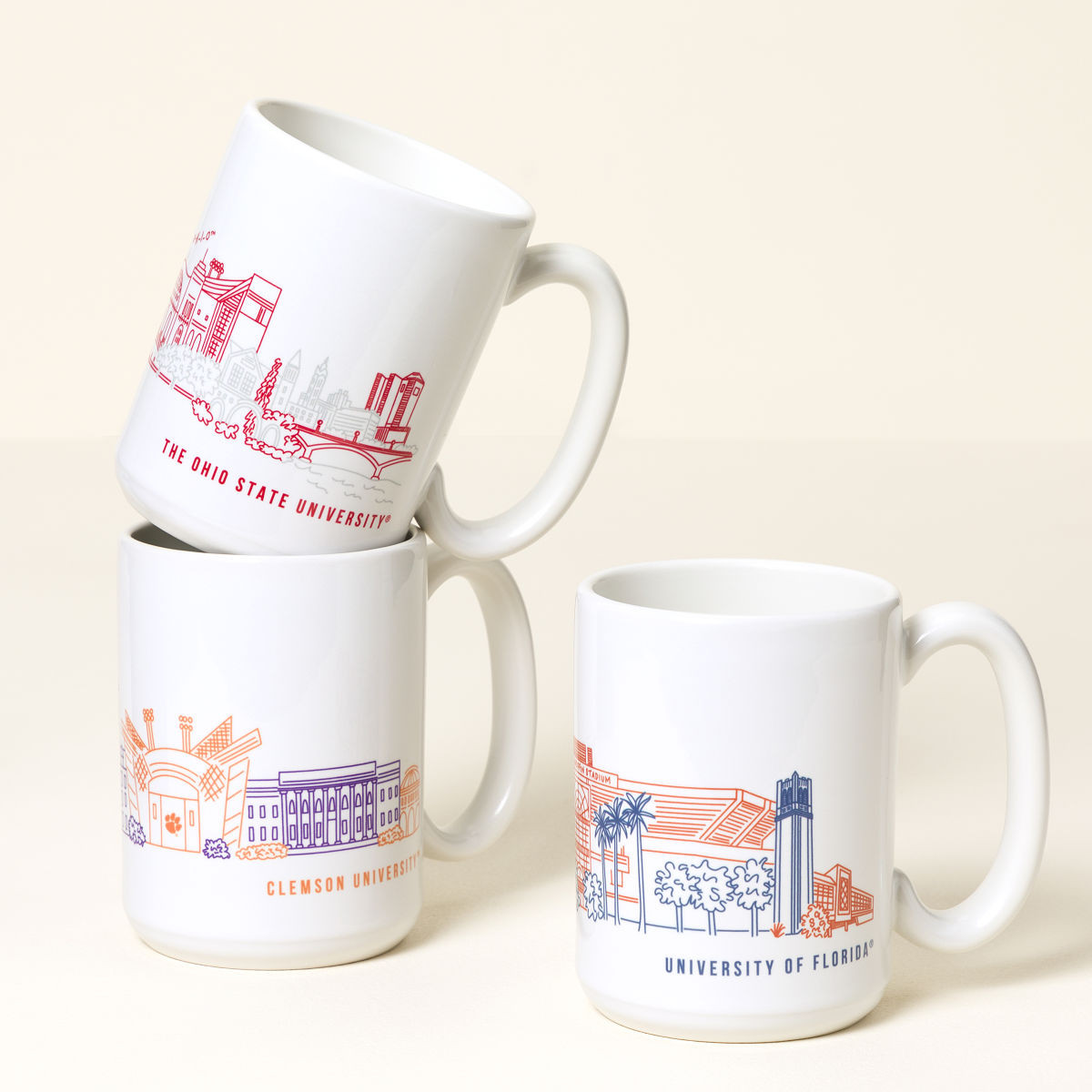 College Cityscape Mug, Georgia, University of | UncommonGoods