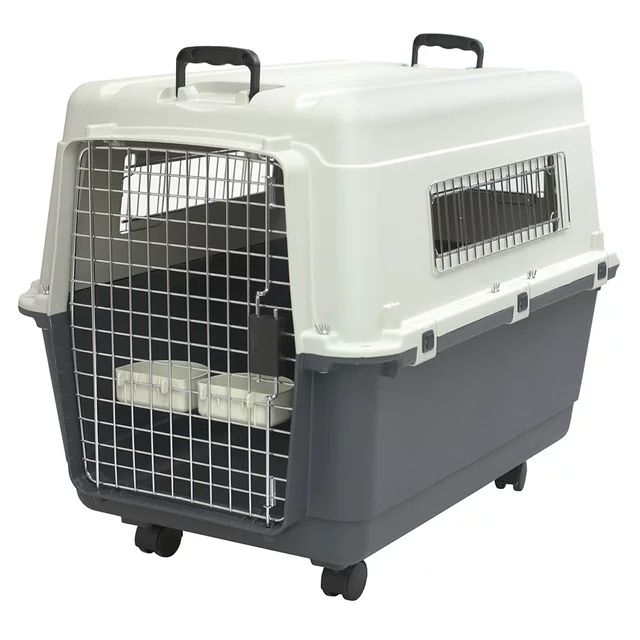 SportPet Designs Plastic Dog IATA Airline Approved Kennel Carrier, Large | Walmart (US)
