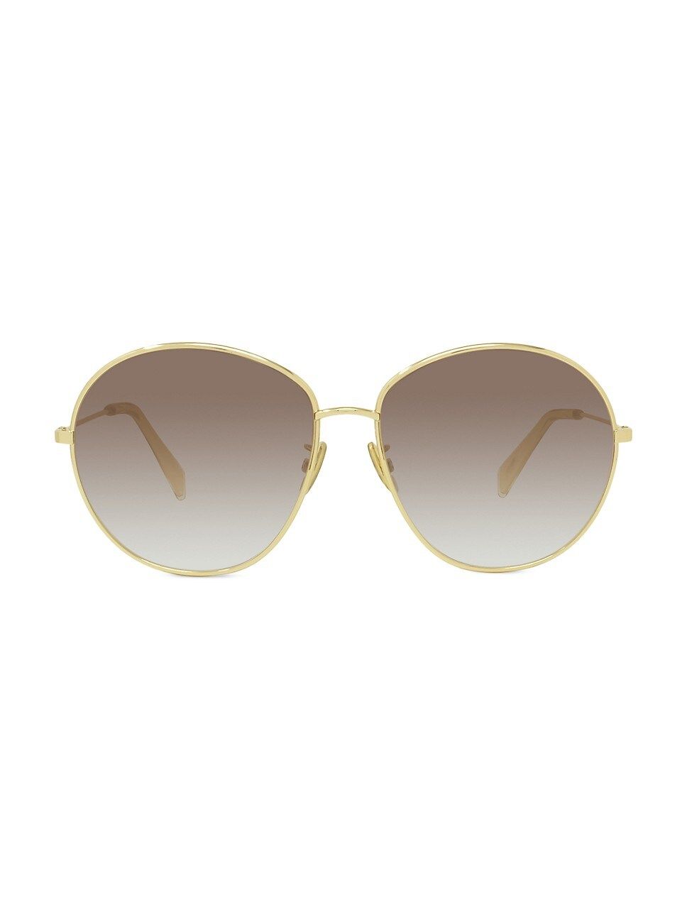 61MM Gradient Metal Round Sunglasses | Saks Fifth Avenue