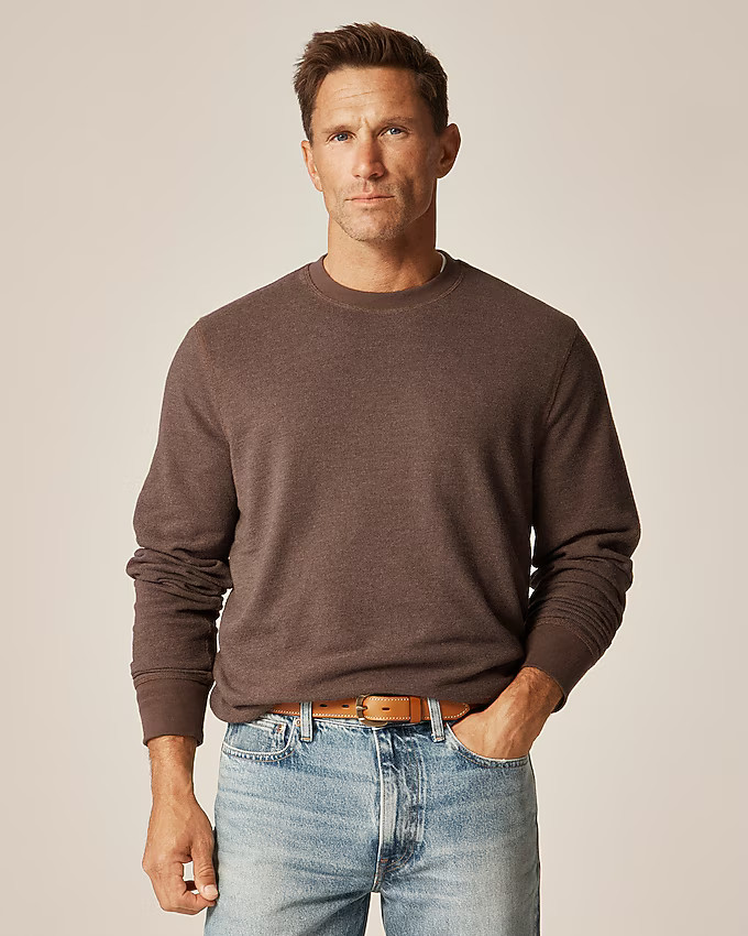 Long-sleeve textured sweater-tee | J. Crew US