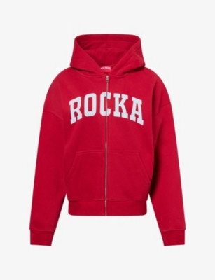 Varsity Logo-Print Jersey Hoody | Selfridges