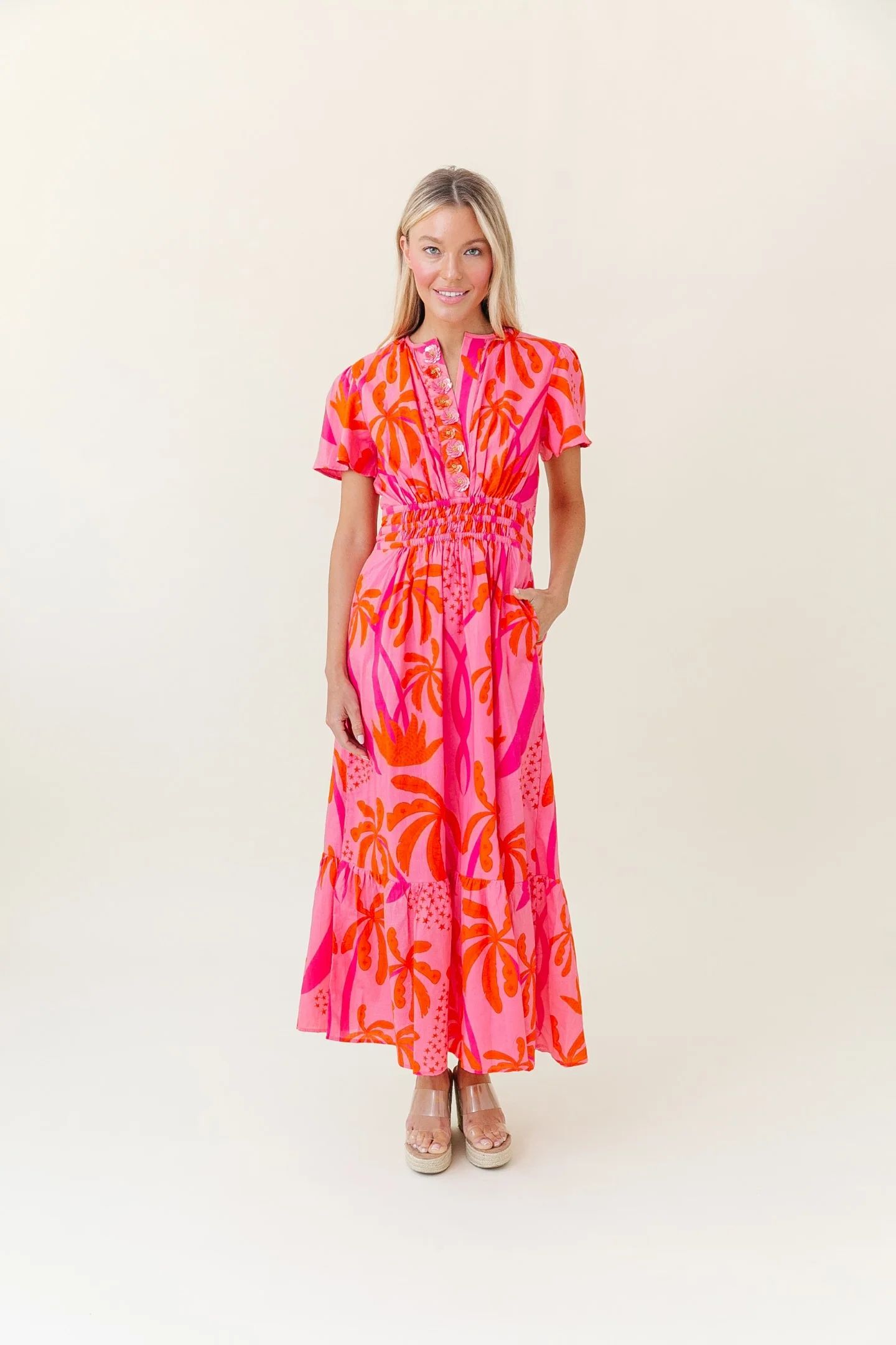 Sheridan French I Spring 2024 I Eloise Dress in King Street Palm | Sheridan French