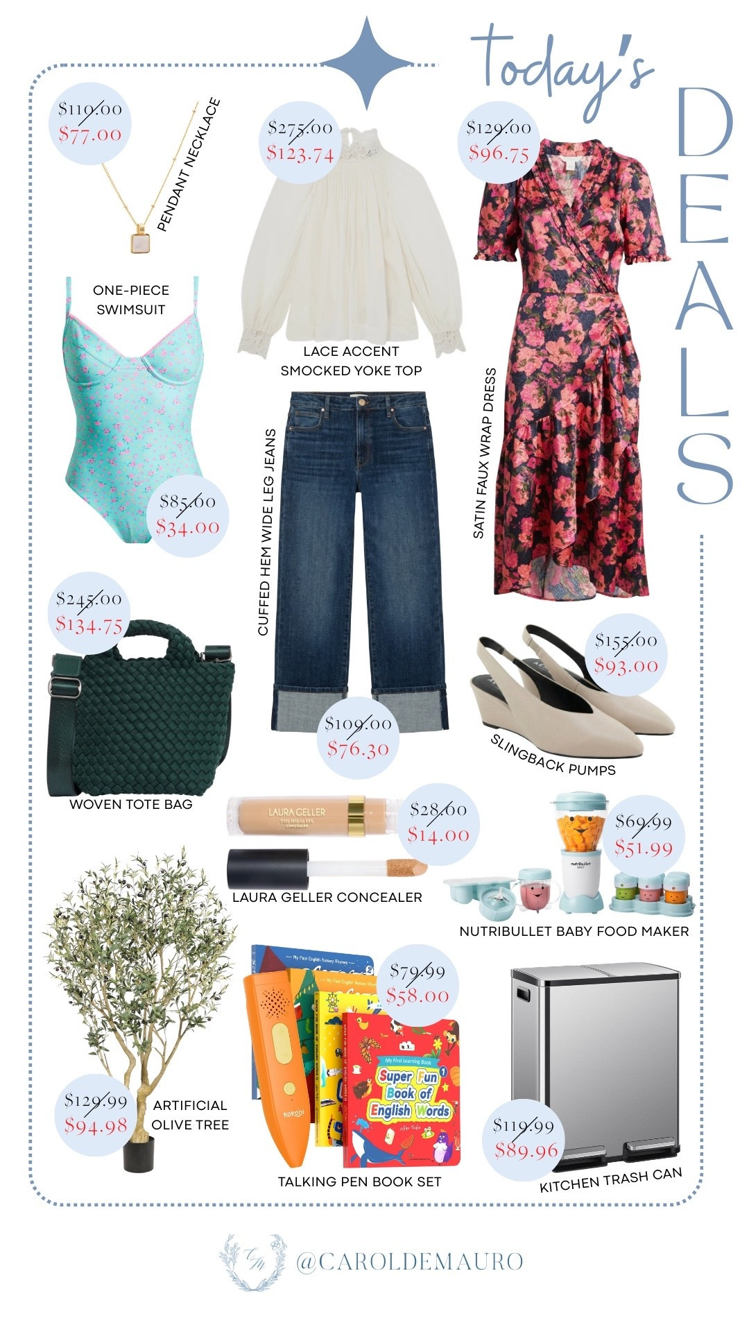 Score some lifestyle and fashion finds for a fraction of the price with today’s best deals. From chic wardrobe staples like wide-leg jeans and wrap dresses to essential home upgrades like a sleek kitchen trash can, there is something for everyone. Grab these limited-time savings before they’re gone!

daily deals, on sale now, home essentials, lifestyle finds, budget shopping, wardrobe staples, beauty finds, learning toys

#LTKSaleAlert #LTKU #LTKSeasonal
