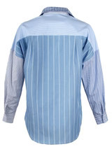 Big Boy Boyfriend Striped Colorblock Shirt | Finley Shirts