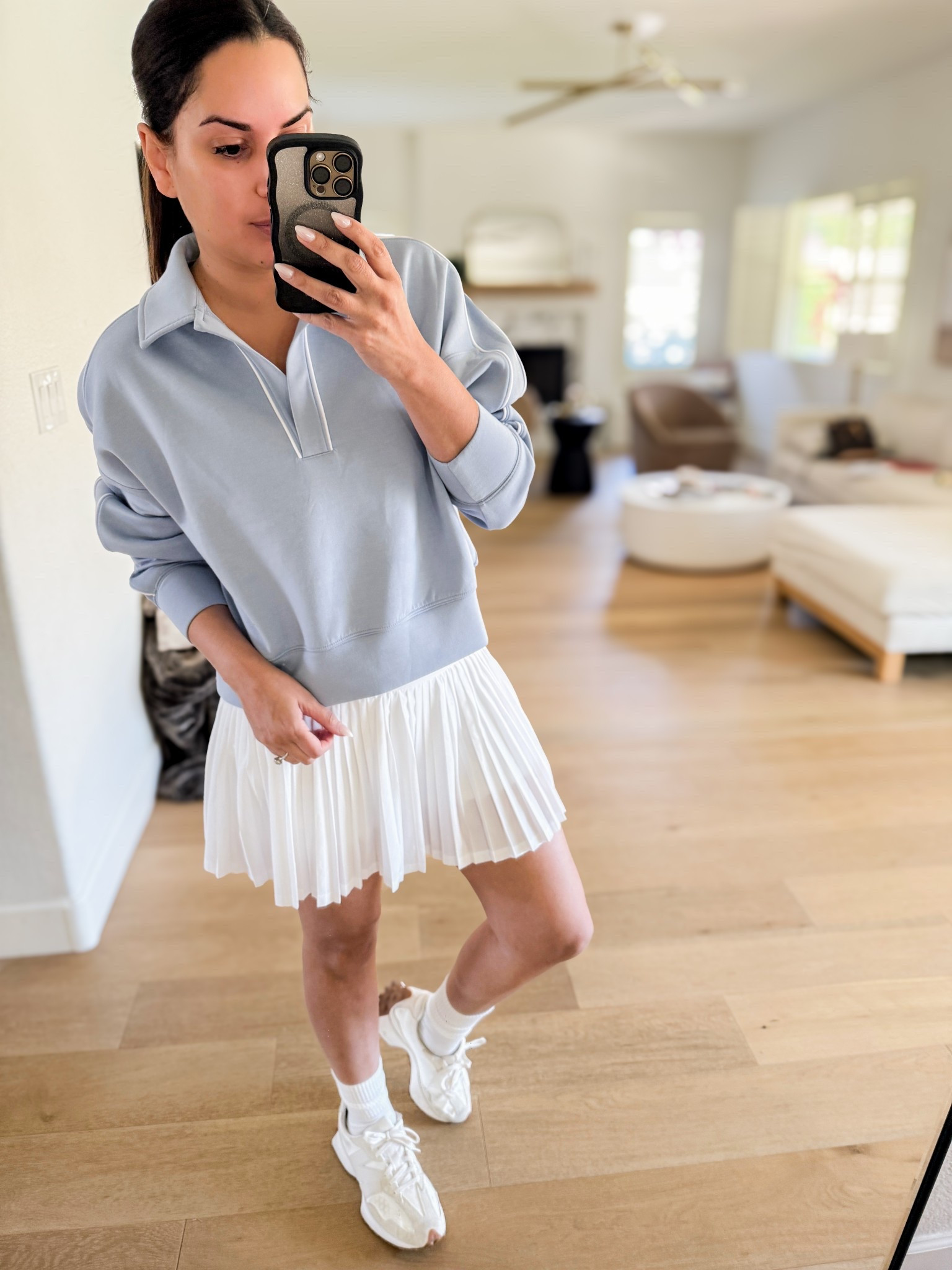 Spring baseball mom outfit, sports mom outfit, casual mom outfit, sporting events mom outfit, baseball mom, soccer mom, tennis skirt, tennis skirt outfit, athleisure outfit 

#LTKActive #LTKFindsUnder100 #LTKOver40