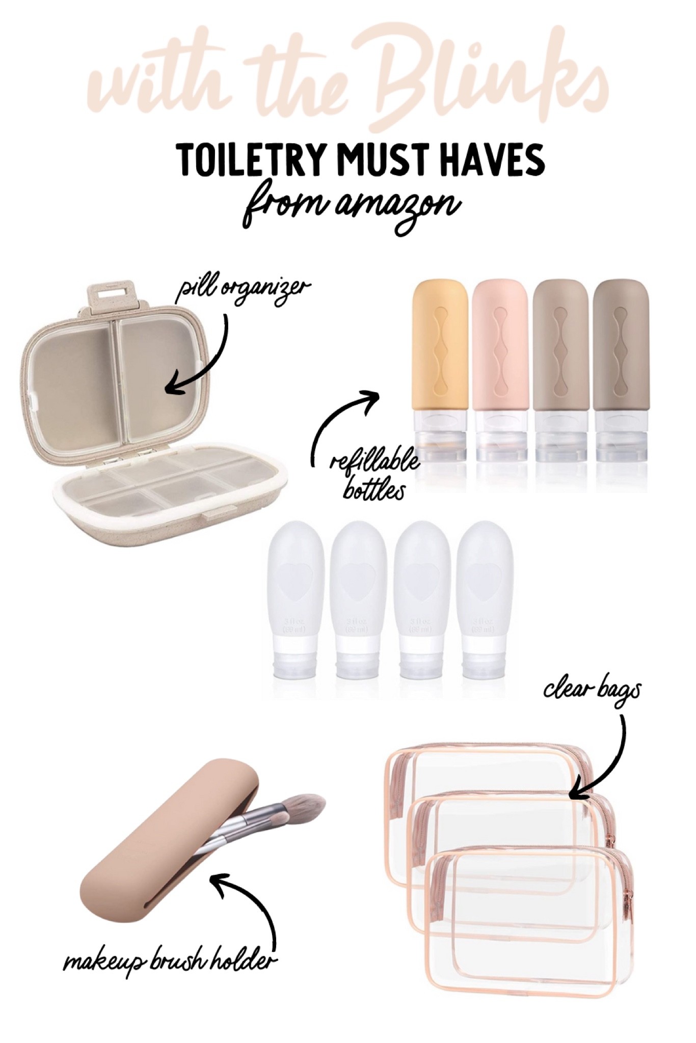 Toiletry must haves from amazon 

#LTKtravel #LTKunder100 #LTKunder50