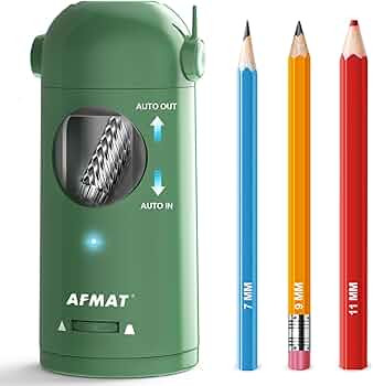 AFMAT Electric Pencil Sharpener, Fully Automatic Pencil Sharpener for Colored Pencils 7-11.5mm, A... | Amazon (US)