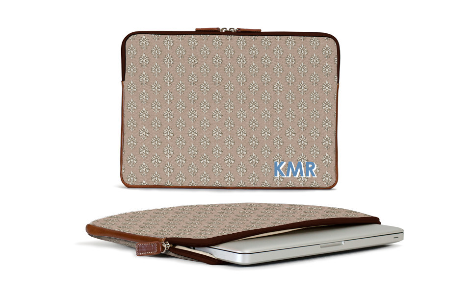 Buchanan 13'' Laptop Case - Monogram Stripe | Barrington Gifts