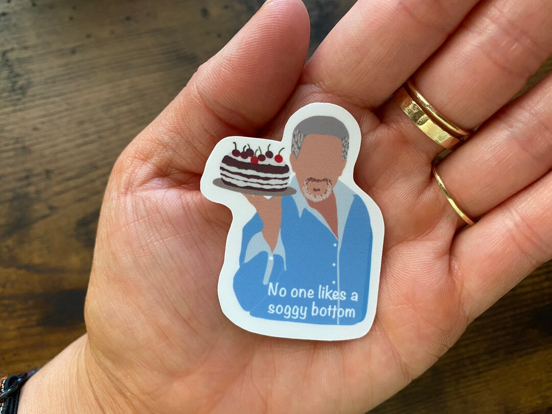 Soggy Bottom Great British Baking Show Paul Hollywood Sticker - Etsy | Etsy (US)